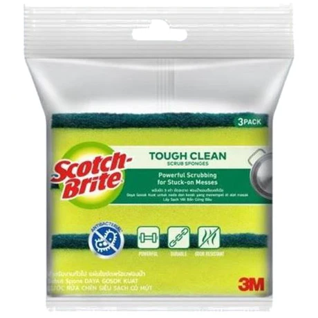 Tough Clean Scrub Sponges