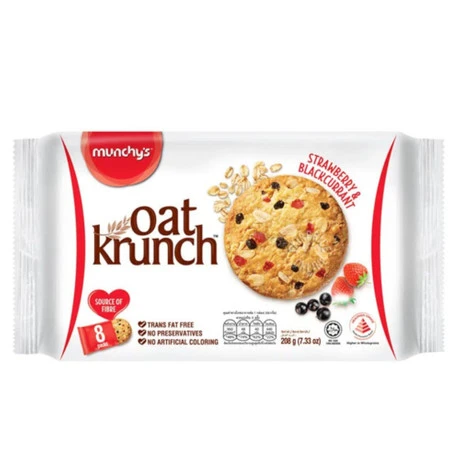 Strawberry and Blackcurrant Oat Krunch