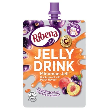 Blackcurrant Jelly Drink Peach