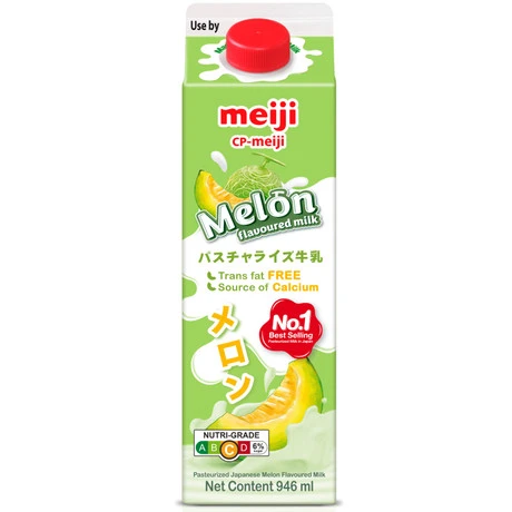 Pasteurized Japanese Melon Flavoured Milk