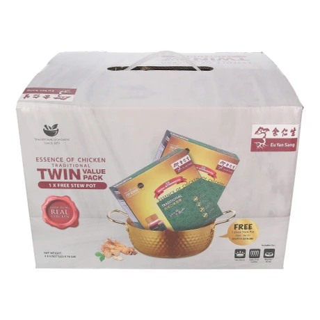 Essence Of Chicken Traditional Twin Value Pack + Stew Pot