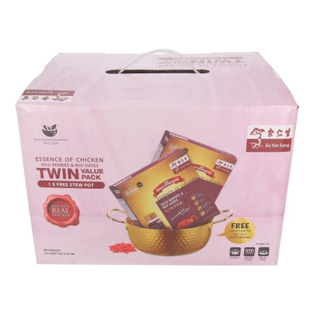 Essence Of Chicken Goji Berries & Red Dates Twin Value Pack + Stew Pot