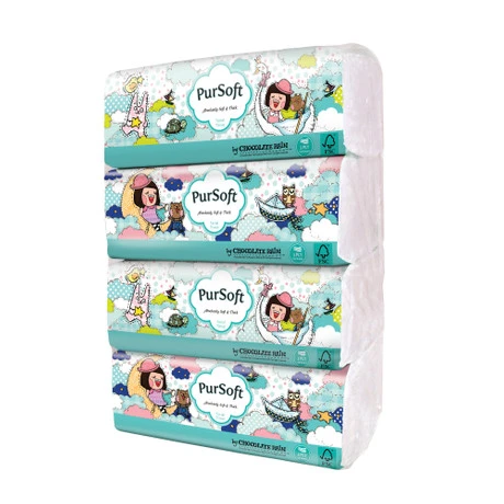 3PLY Chocolate Rain Softpack Facial Tissue