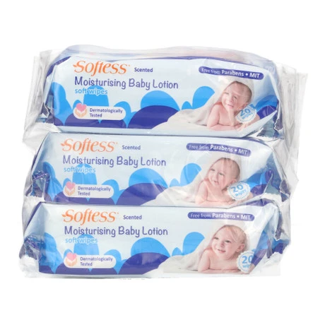 Moisturising Baby Lotion Soft Wipes