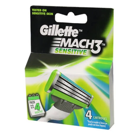 Mach 3 Men's Blades - Sensitive Skin