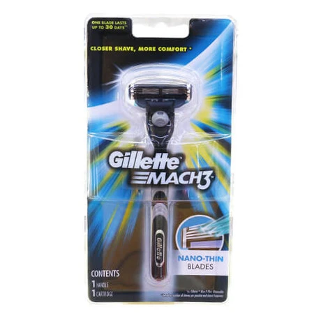 Mach 3 Nano-Thin Blades Razor