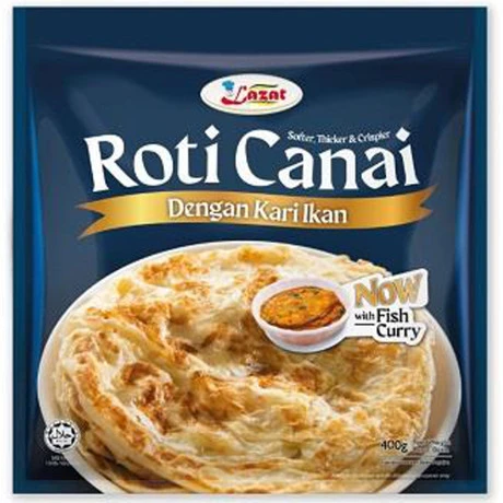 Roti Canai with Fish Curry