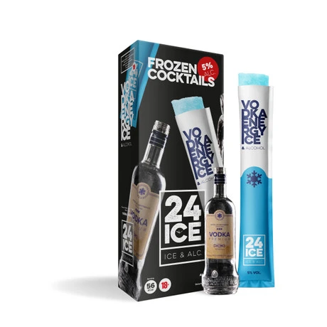 Frozen Cocktails Popsicle Vodka Energy Alc5%