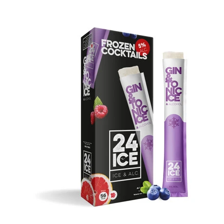 Frozen Cocktails Popsicle Gin & Tonic Alc5%