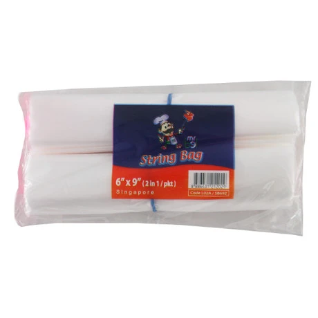 String Plastic Bag - 6" x 9"