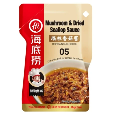 Mushroom & Dried Scallop Sauce