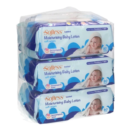 Moisturising Baby Lotion Soft Wipes