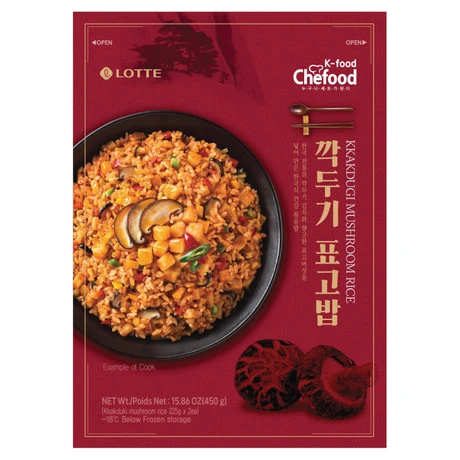 Kkakdugi Mushroom Rice