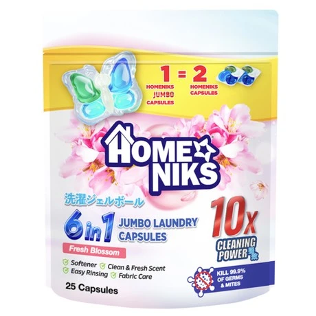 6 In 1 Jumbo Laundry Capsules