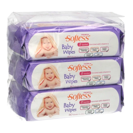 Scented Baby Wipes Enriched with vitamin E