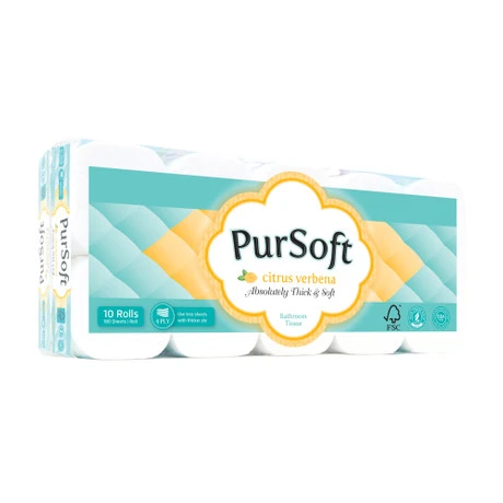 Citrus Verbena Scented Bathroom Tissue Roll - 4 Ply
