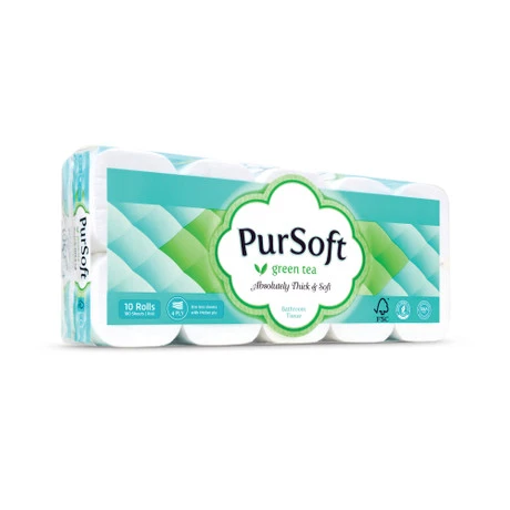 Green Tea Scented Bathroom Tissue Roll - 4 Ply
