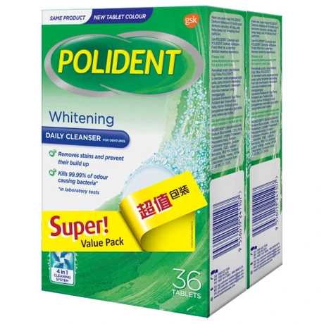 Whitening Daily Cleanser For Dentures - Value Pack