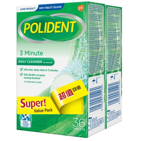 3 Minute Daily Cleanser For Dentures - Value Pack