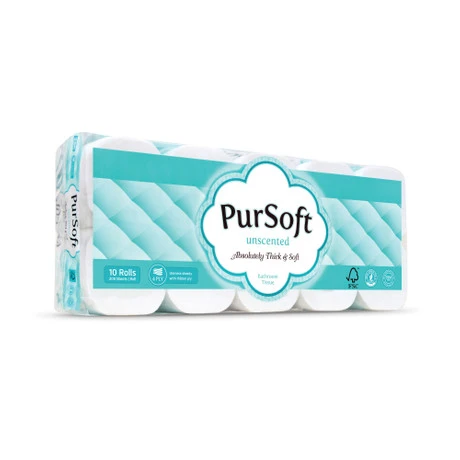 Unscented Bathroom Tissue Roll - 4 Ply