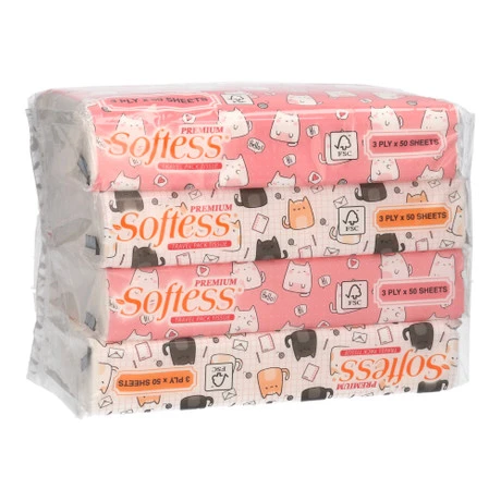 Premium 3Ply Travel Pack Tissue