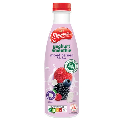 Yoghurt Smoothie Mixed Berries With Nata De Coco