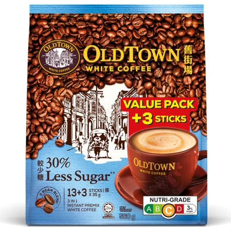 3 In 1 White Coffee Less Sugar (Value Pack)