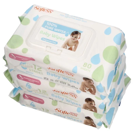 100% Pure Water Baby Wipes