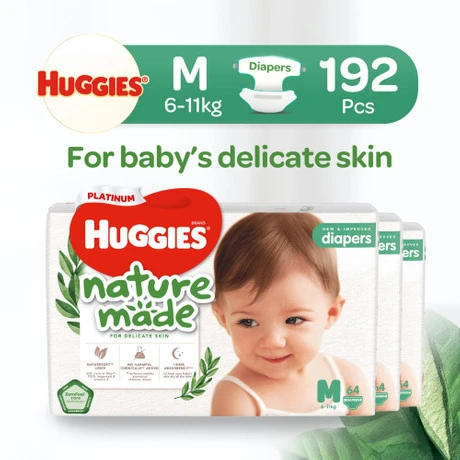 Naturemade Taped Diapers - Size M