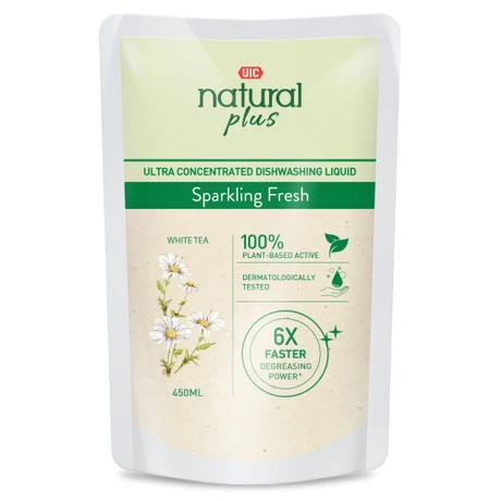 Natural Plus Ultra Dishwashing Liquid Refill - Sparkling Fresh