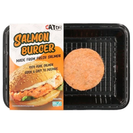 Frozen Salmon Burger Patty (2 Pcs)