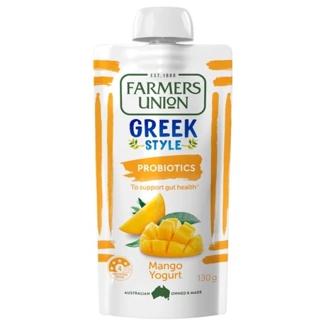 Greek Style Mango Pouch Yogurt