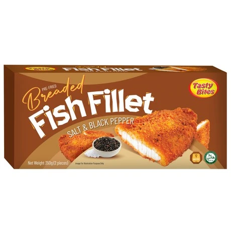 Breaded Salt And Black Pepper Fish Fillet