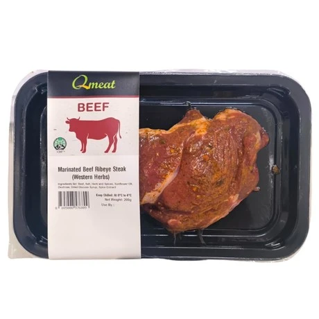 Marinated Beef Ribeye Steak (Western Herbs)
