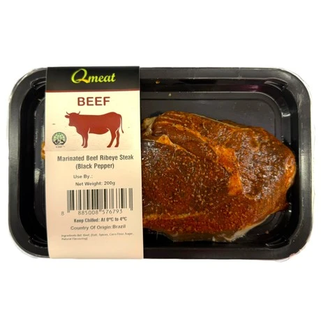 Marinated Beef Ribeye Steak ( Black Pepper)