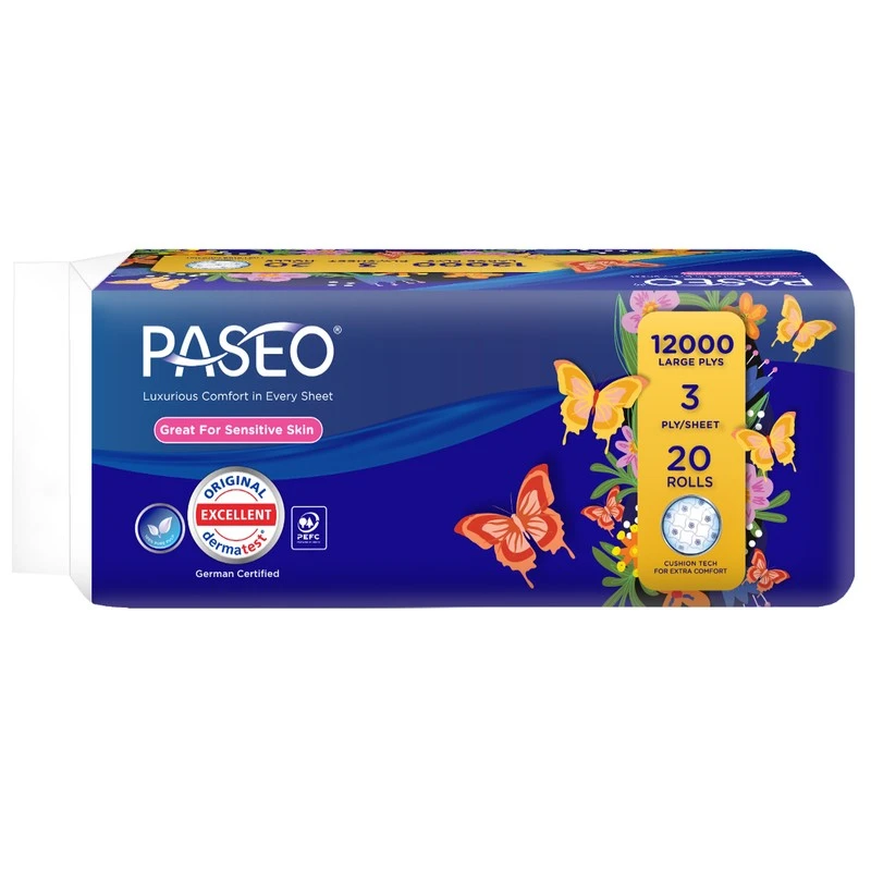 Butterfly Bathroom Rolls 3 Ply