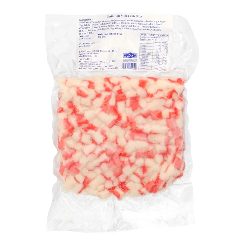 Imitation Mini Crab Meat Bites