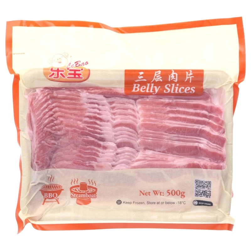 Frozen Steamboat Pork Belly Slices (三层肉片)