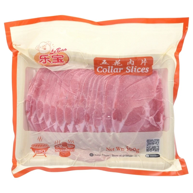 Frozen Steamboat Pork Collar Slices (五花肉片)
